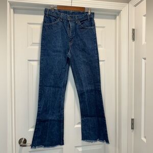 70’s Vintage Orange Label Levi Flares